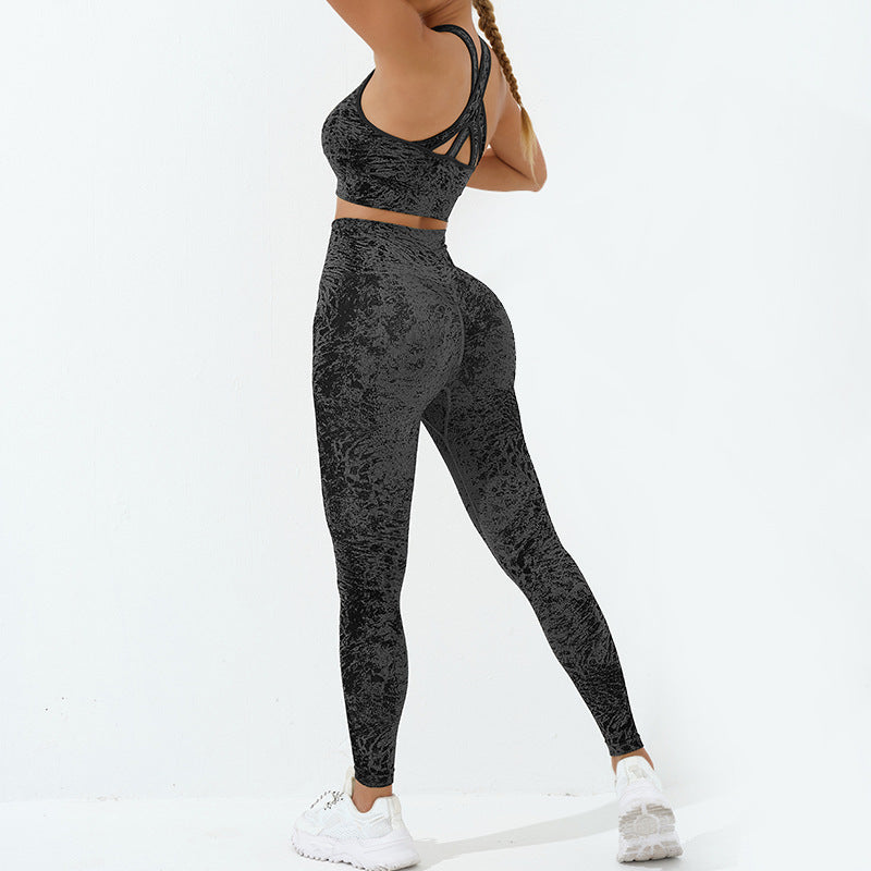 Seamless Skin-Friendly Print Mindful Movement Yoga Set