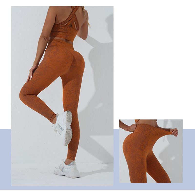 Seamless Skin-Friendly Print Mindful Movement Yoga Set