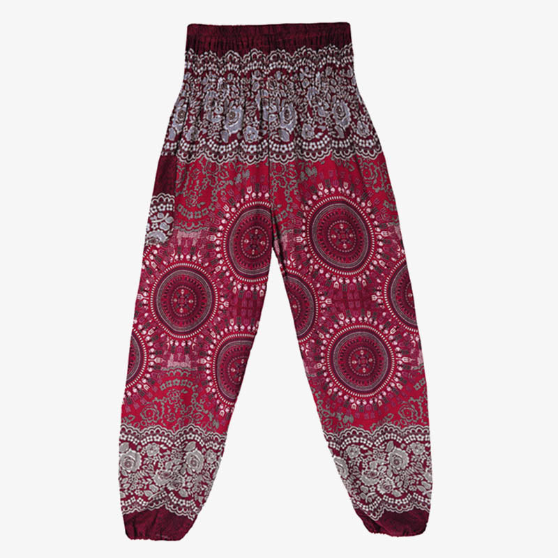 Boho Loose Harem Trousers Women's Yoga Pants