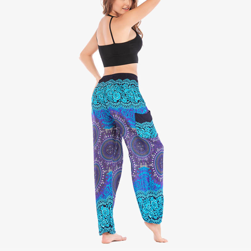 Boho Loose Harem Trousers Women's Yoga Pants