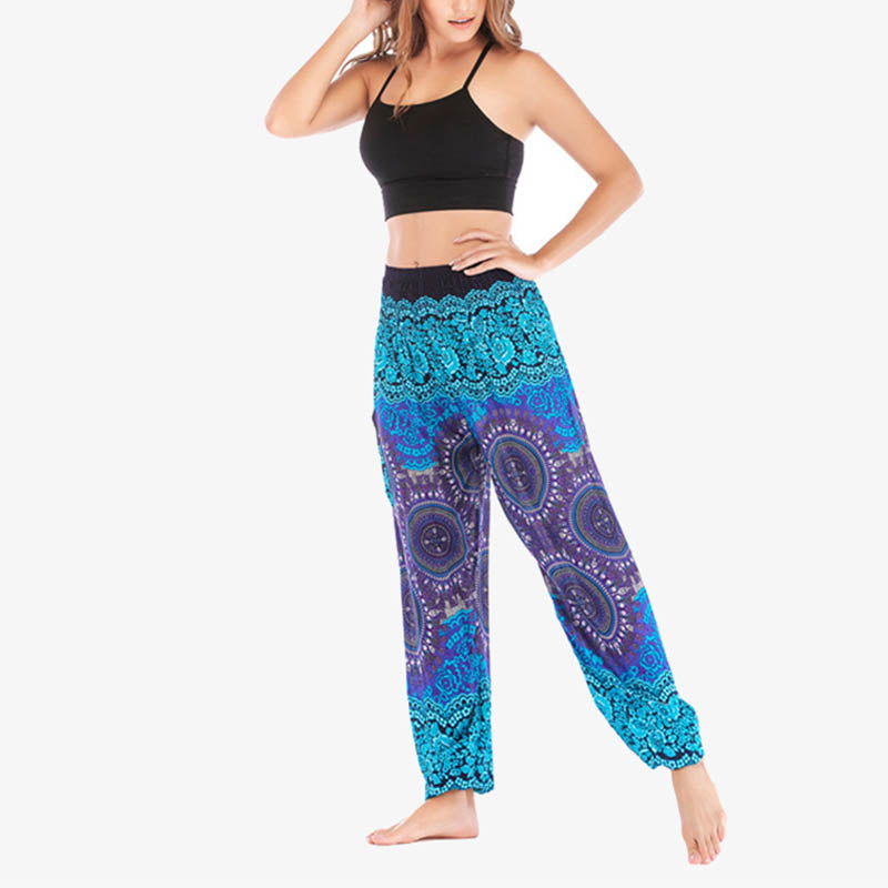 Boho Loose Harem Trousers Women's Yoga Pants