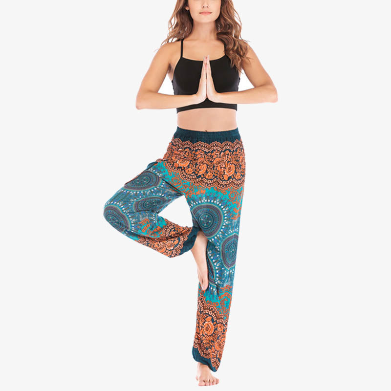 Boho Loose Harem Trousers Women's Yoga Pants