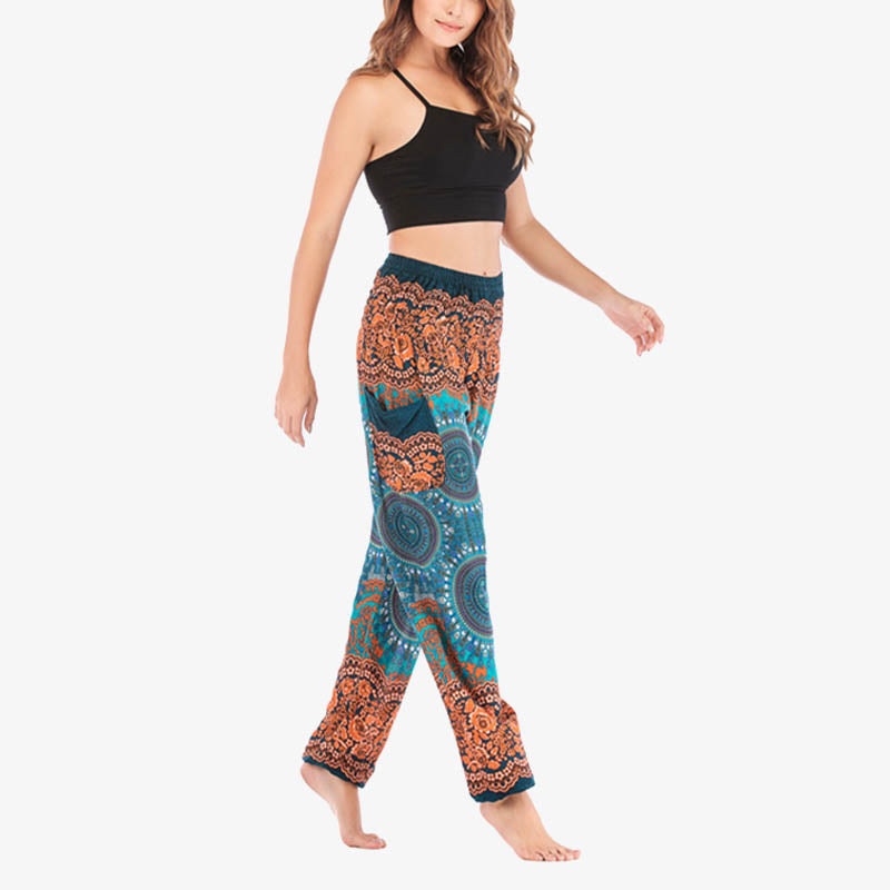Boho Loose Harem Trousers Women's Yoga Pants