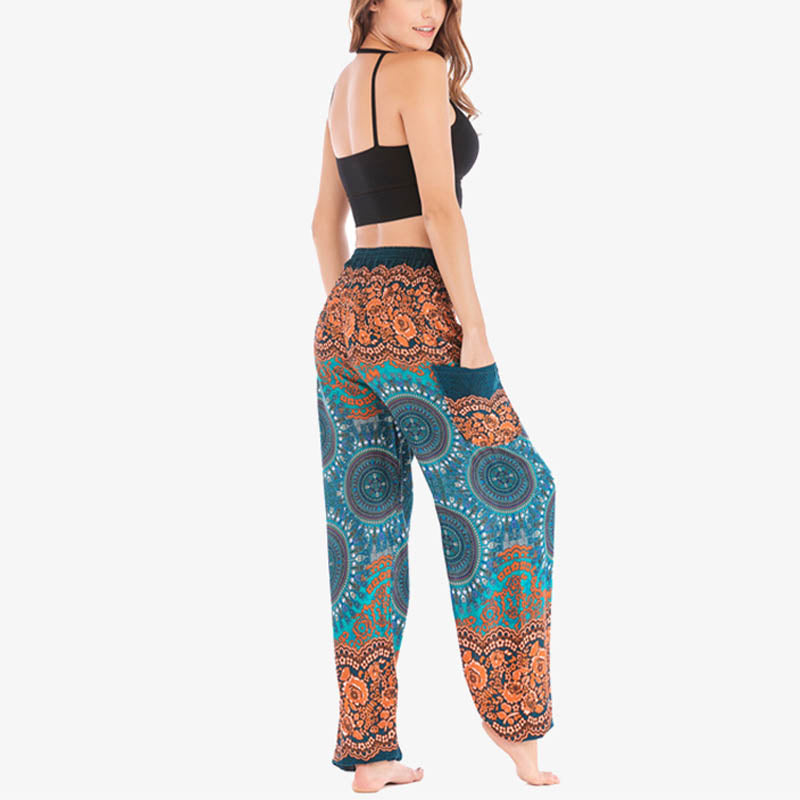 Boho Loose Harem Trousers Women's Yoga Pants