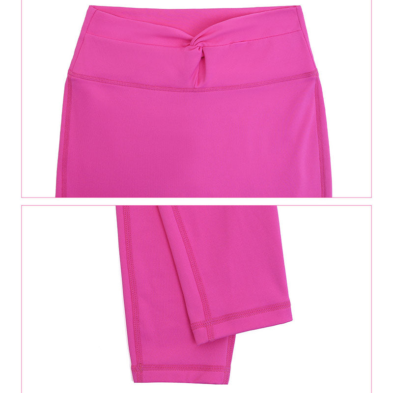 Women Workout Long Sleeve Crisscross Backless Top Tee Leggings Sports Fitness Yoga Outfit