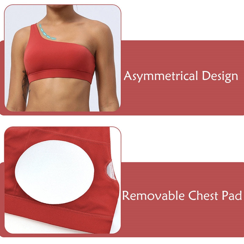2Pcs Backless Asymmetrical Design Top Bra Shorts Leggings Pants Fitness Yoga Outfit Set