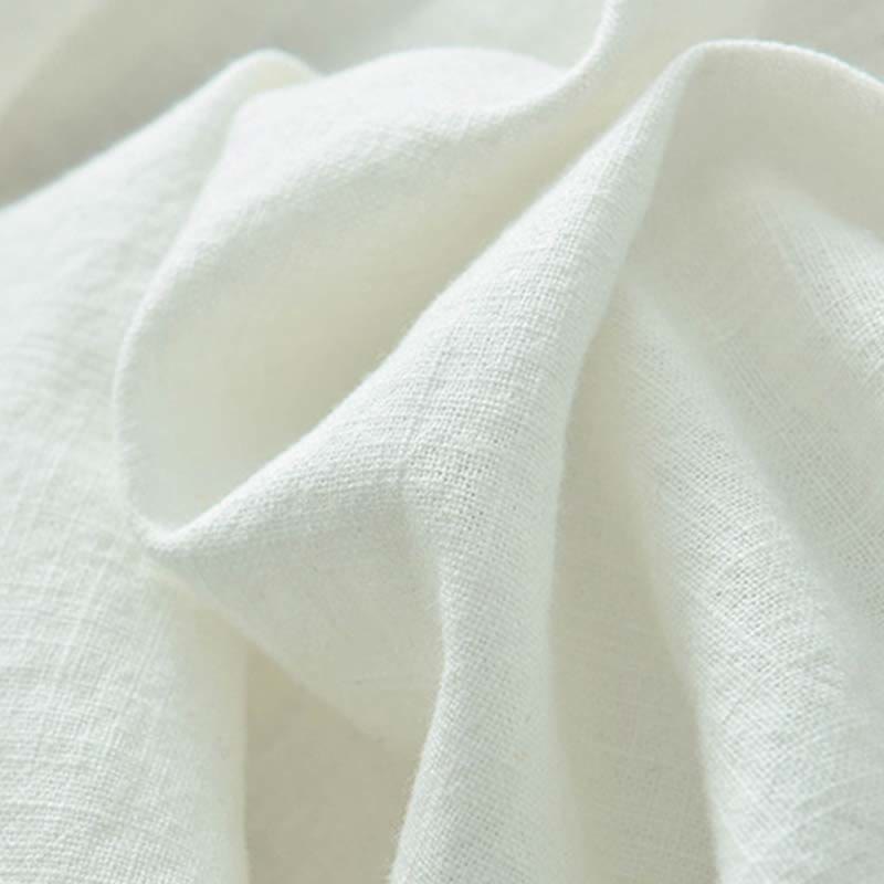 Ramie Linen Stand Collar Mindful Meditation Long Sleeve Shirt