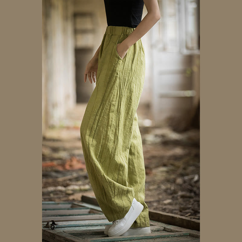 Breathable Hand-Dyed Loose Fit Yoga Harem Pants with Pockets