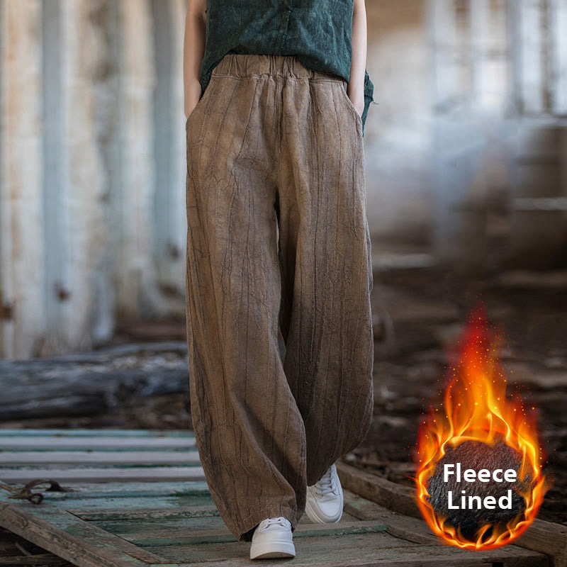 Breathable Hand-Dyed Loose Fit Yoga Harem Pants with Pockets