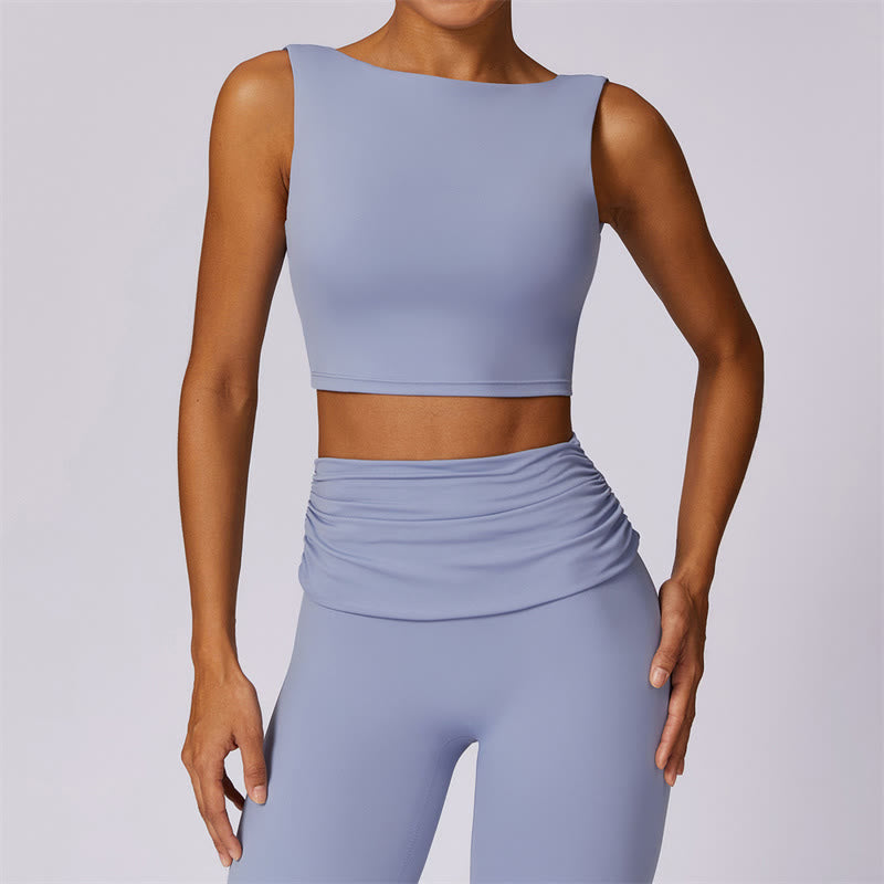 Stretch Backless Tank and Flared Meditation Set