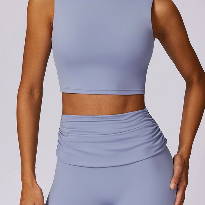 Stretch Backless Tank and Flared Meditation Set