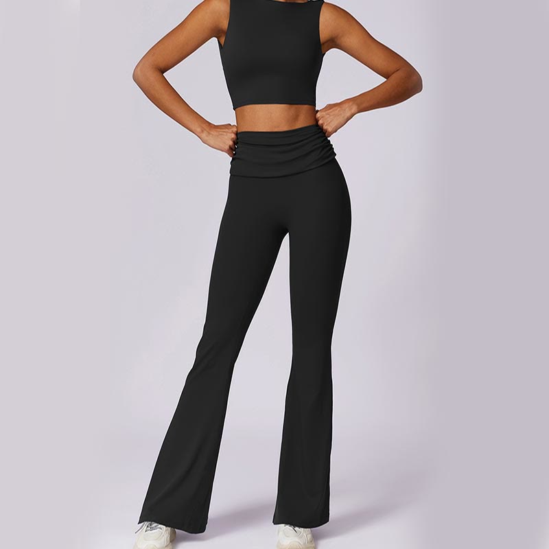 Stretch Backless Tank and Flared Meditation Set