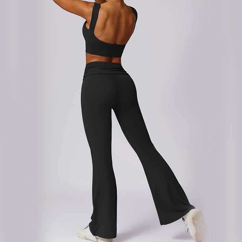 Stretch Backless Tank and Flared Meditation Set