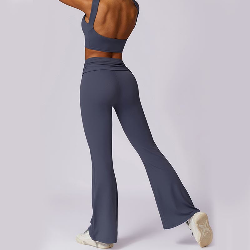 Stretch Backless Tank and Flared Meditation Set
