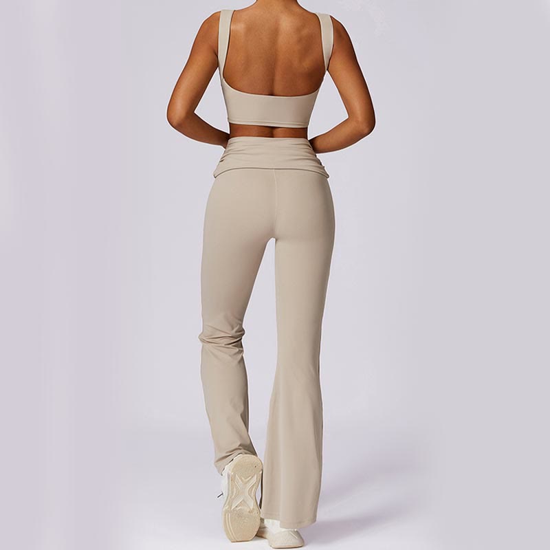 Stretch Backless Tank and Flared Meditation Set