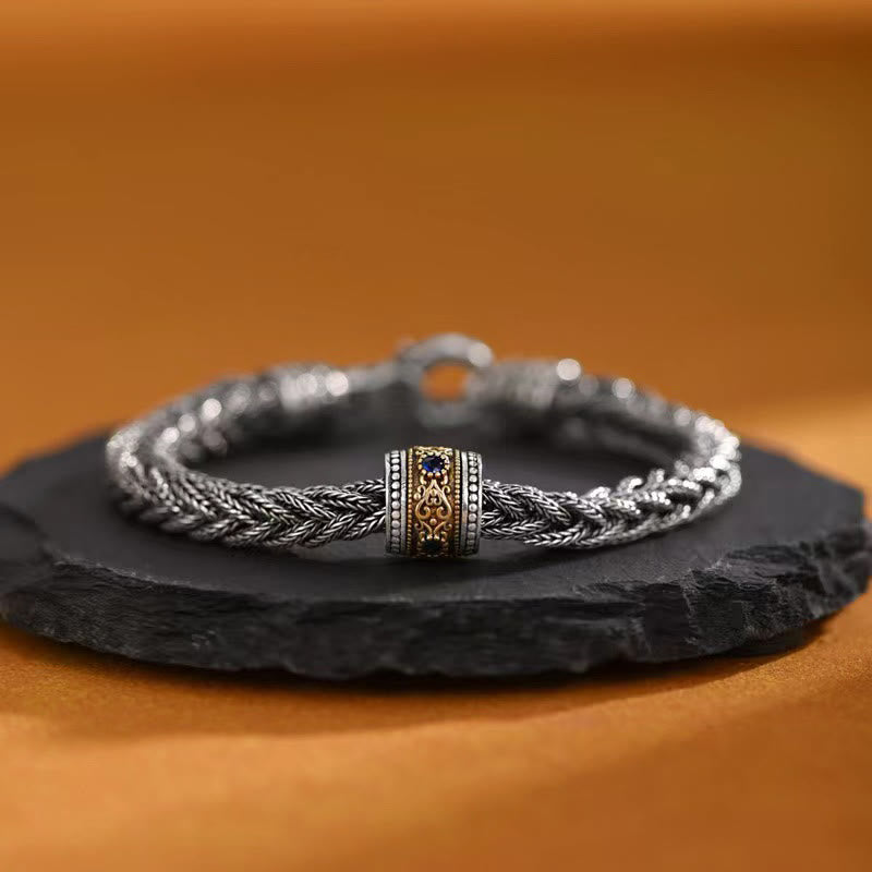 Tibetan Twisted Design Copper Wealth Buckle Rotatable Bracelet (Extra 35% Off | USE CODE: FS35)