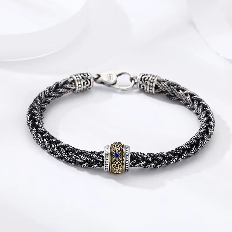 Tibetan Twisted Design Copper Wealth Buckle Rotatable Bracelet (Extra 35% Off | USE CODE: FS35)