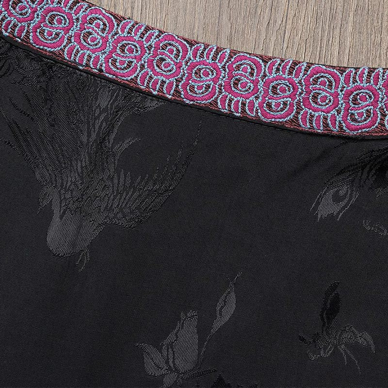 Vintage Frog-Button Embroidery Purple Flower Tang Suit Design Sleeveless Vest (Extra 30% Off | USE CODE: FS30)