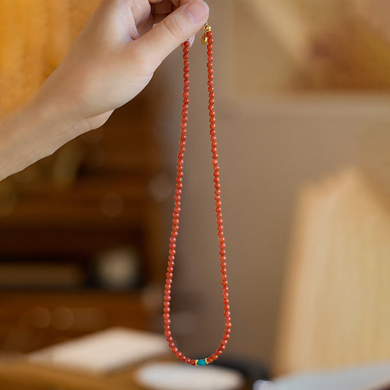 925 Sterling Silver Plated Gold Natural Red Agate Turquoise Confidence Bracelet Necklace Pendant Ring Set