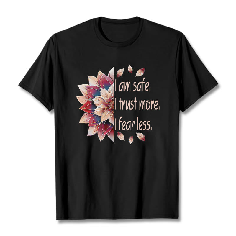 Tactile Cotton Grounding Affirmation Crew-Neck Tee