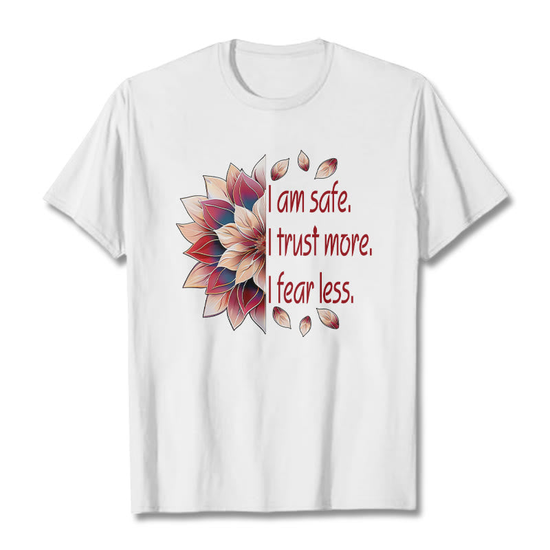 Tactile Cotton Grounding Affirmation Crew-Neck Tee