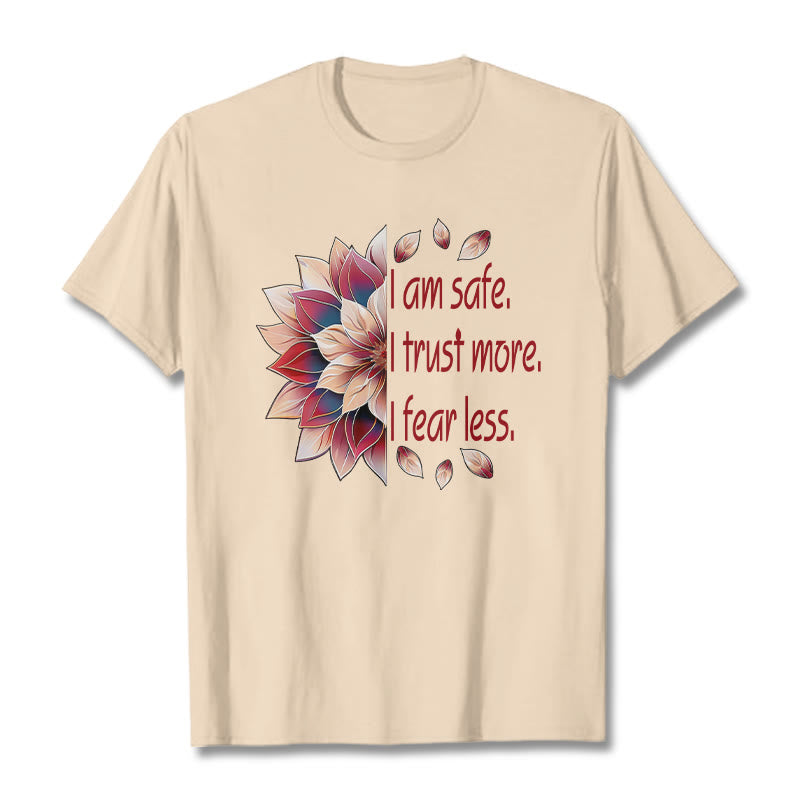 Tactile Cotton Grounding Affirmation Crew-Neck Tee