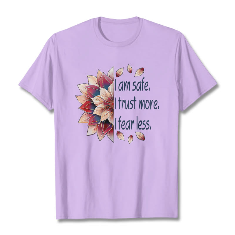 Tactile Cotton Grounding Affirmation Crew-Neck Tee