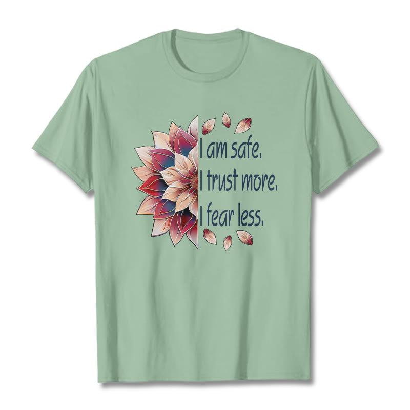 Tactile Cotton Grounding Affirmation Crew-Neck Tee