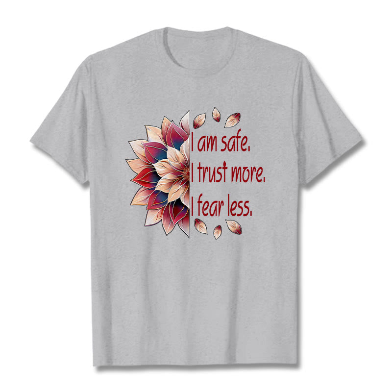 Tactile Cotton Grounding Affirmation Crew-Neck Tee