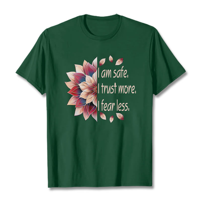 Tactile Cotton Grounding Affirmation Crew-Neck Tee