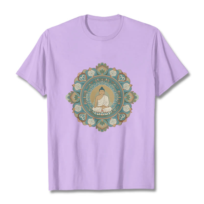 Mandala Flower Buddha Tee T-shirt
