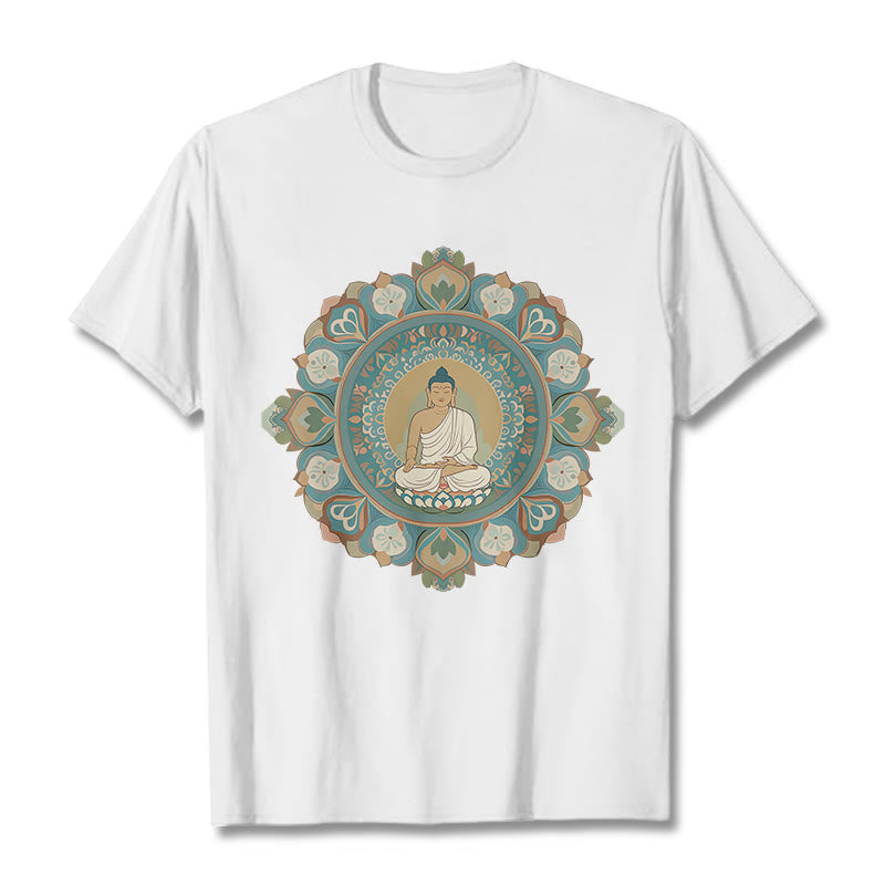 Mandala Flower Buddha Tee T-shirt