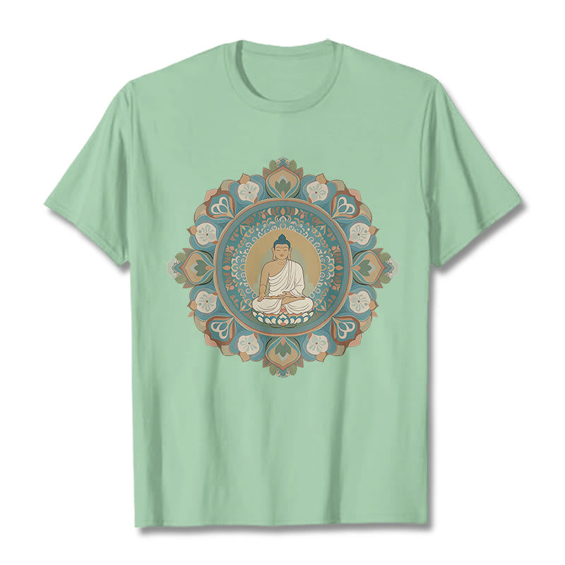 Mandala Flower Buddha Tee T-shirt
