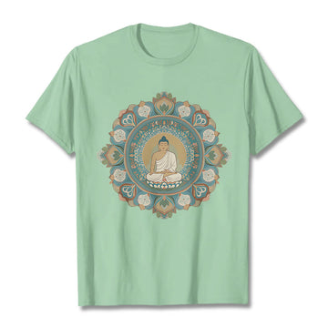Mandala Flower Buddha Tee T-shirt