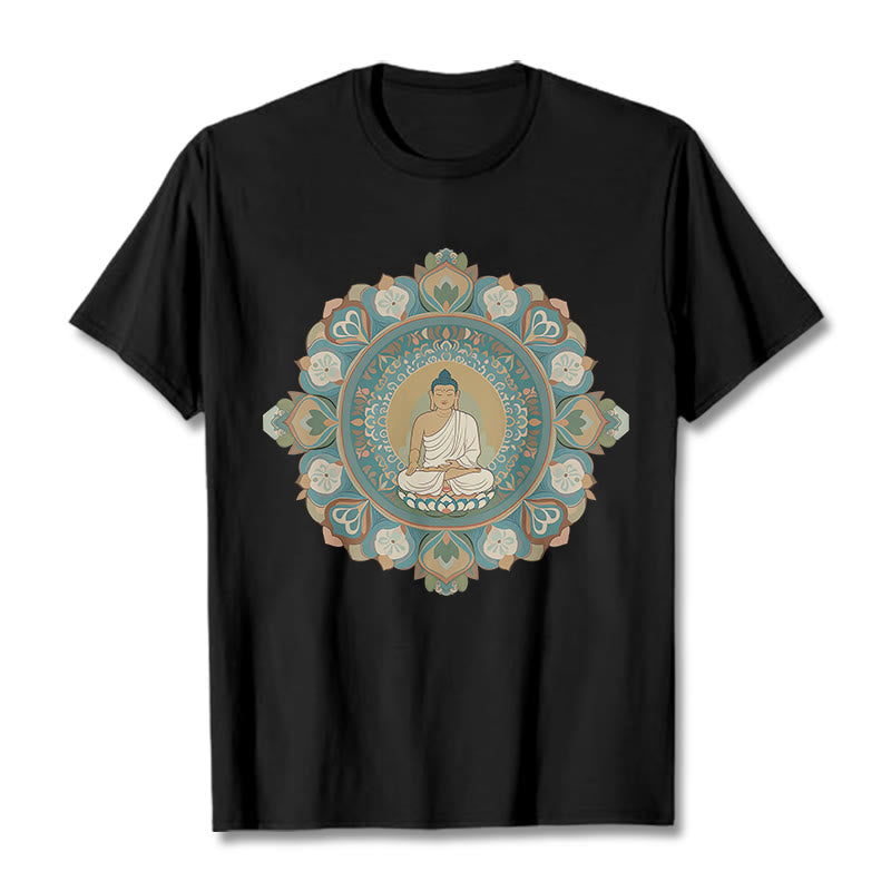 Mandala Flower Buddha Tee T-shirt