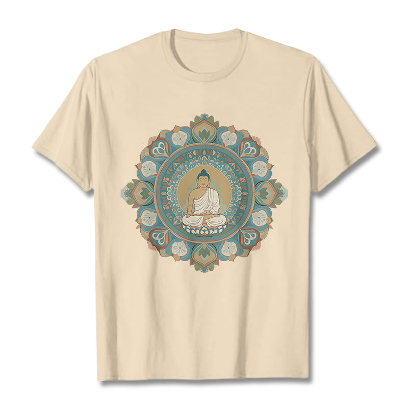Mandala Flower Buddha Tee T-shirt