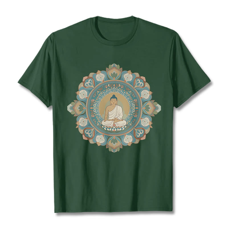 Mandala Flower Buddha Tee T-shirt
