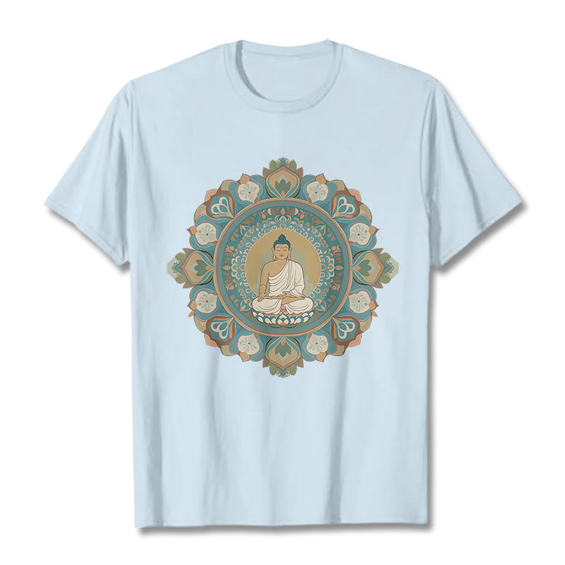 Mandala Flower Buddha Tee T-shirt