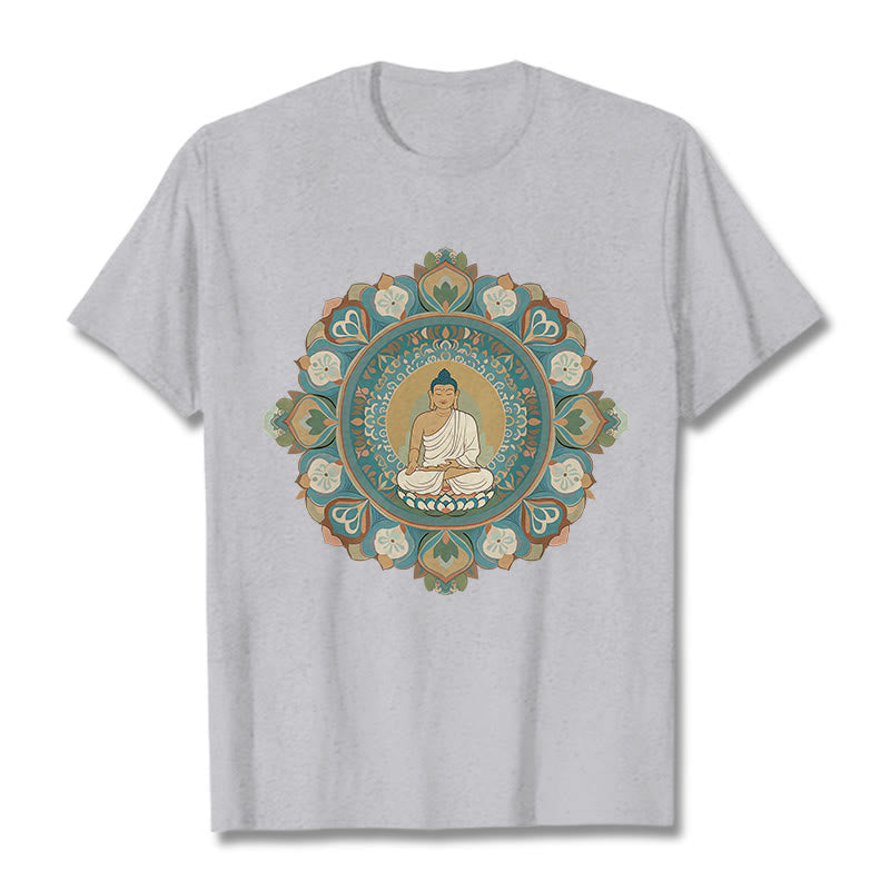 Mandala Flower Buddha Tee T-shirt