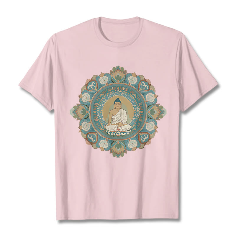 Mandala Flower Buddha Tee T-shirt