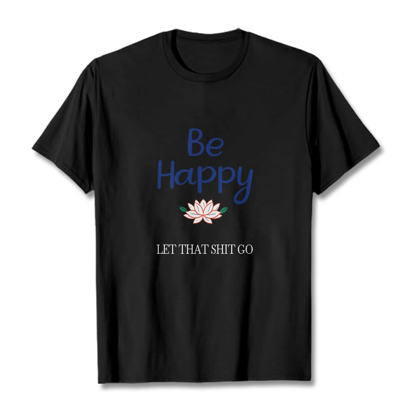 Tactile Cotton Crewneck Lotus Meditation Tee