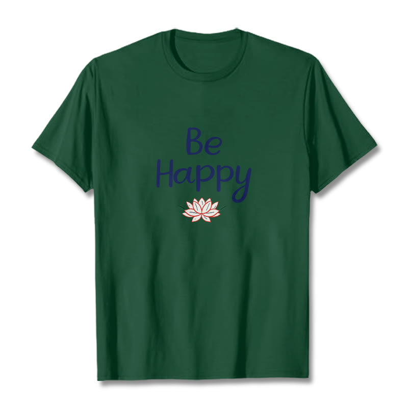 Tactile Cotton Crewneck Lotus Meditation Tee