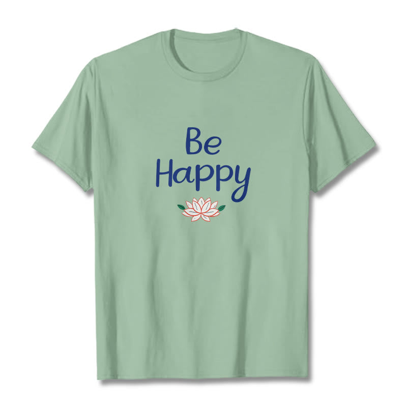 Tactile Cotton Crewneck Lotus Meditation Tee