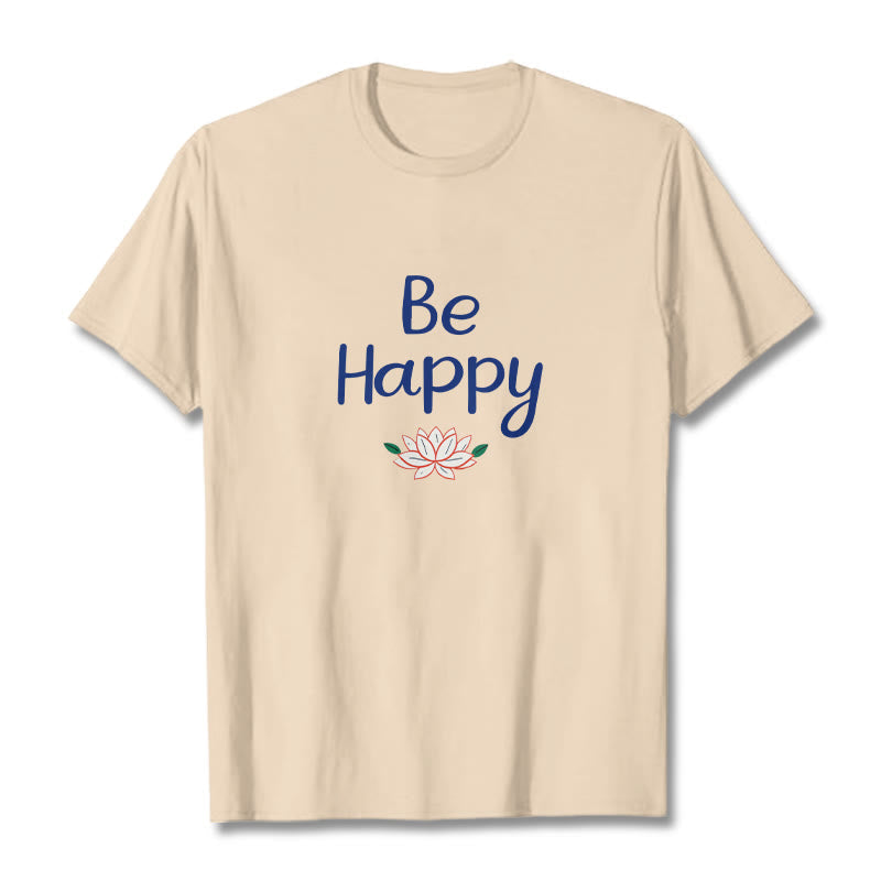 Tactile Cotton Crewneck Lotus Meditation Tee
