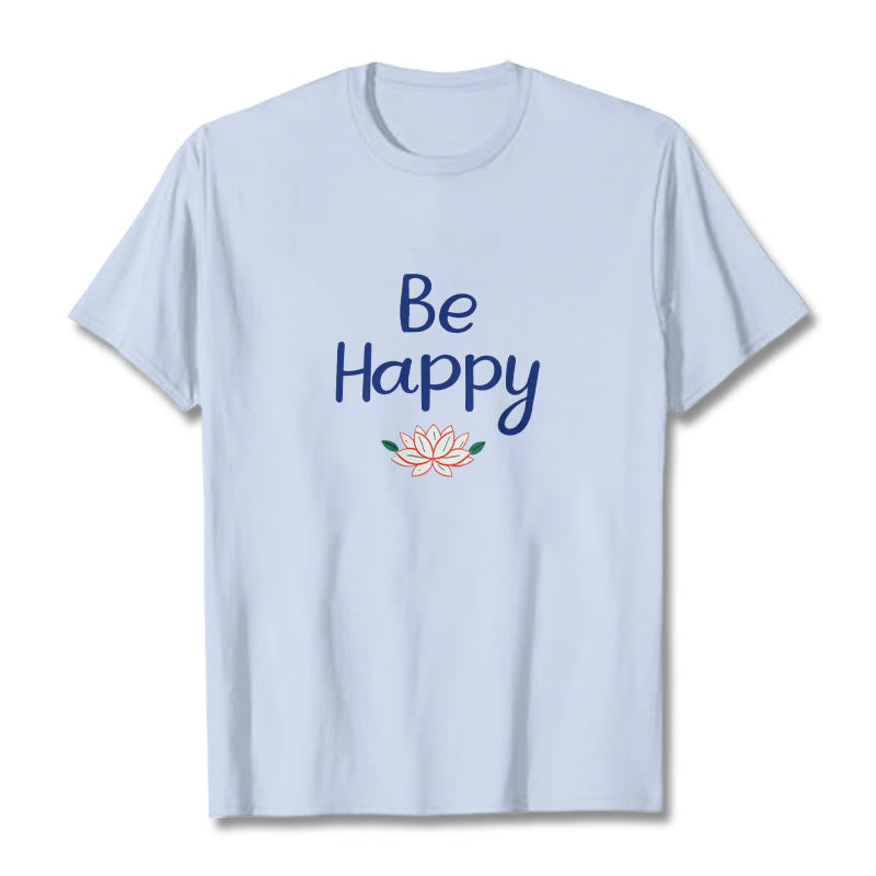Tactile Cotton Crewneck Lotus Meditation Tee