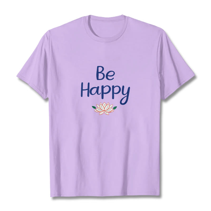 Tactile Cotton Crewneck Lotus Meditation Tee