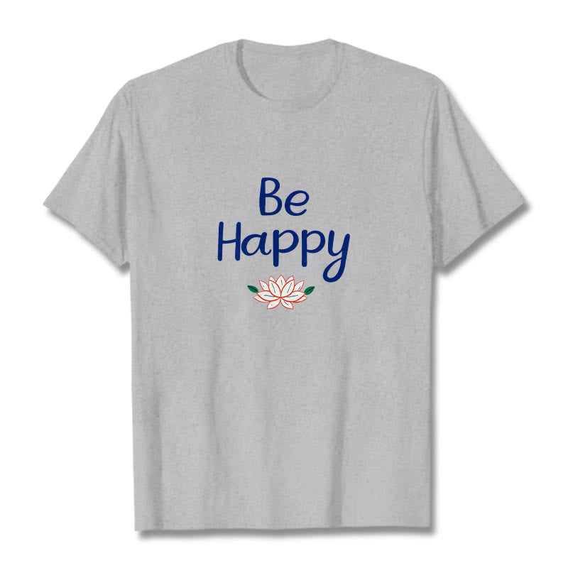 Tactile Cotton Crewneck Lotus Meditation Tee