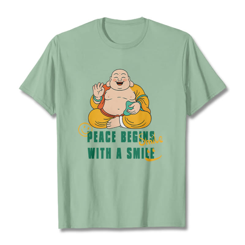 Tactile Cotton Crew Neck Mindful Graphic T-Shirt
