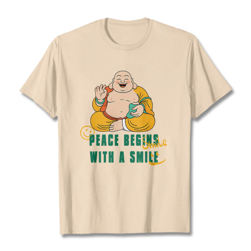 Tactile Cotton Crew Neck Mindful Graphic T-Shirt