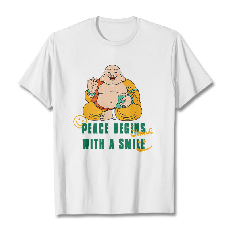 Tactile Cotton Crew Neck Mindful Graphic T-Shirt